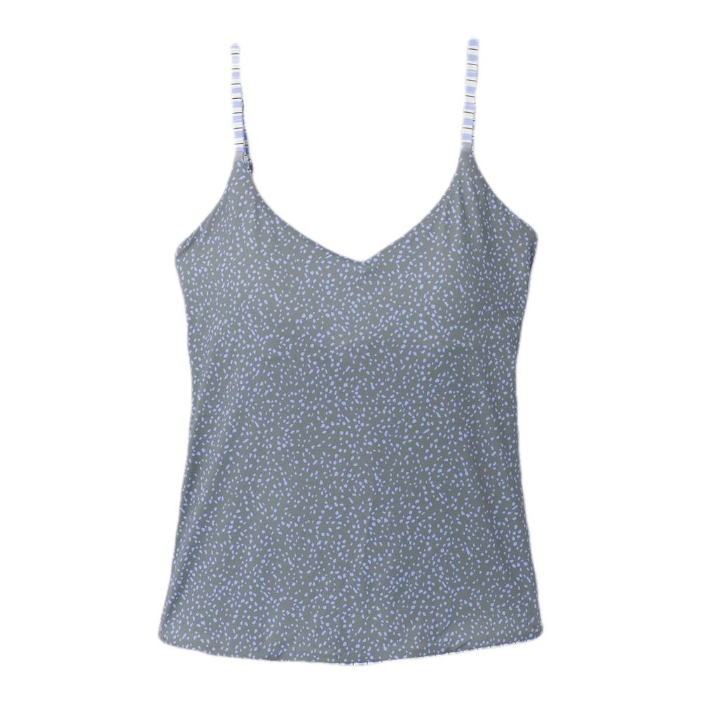 Prana Blue Speckled Cami Swim Top